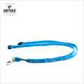 Atacado Customizable Tube Neck Lanyard Polyester Lanyard with Metal Clamp